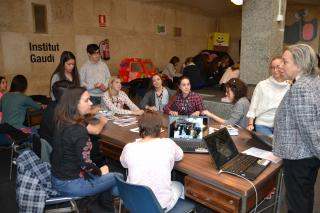 Foto de la fira Camins d'FP aquest dijous al matí