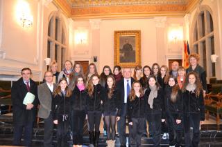 Recepció a l'equip de Gimnàstica Rítmica de La Salle