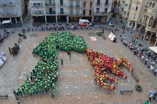 Un instant de l'Hola Sant Pere 2016 al Mercadal de Reus