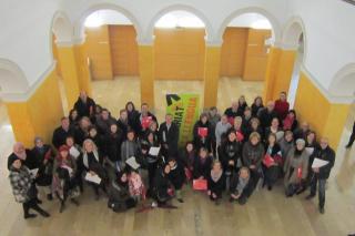 Foto de grup dels participants al projecte Voluntariat per la Llengua