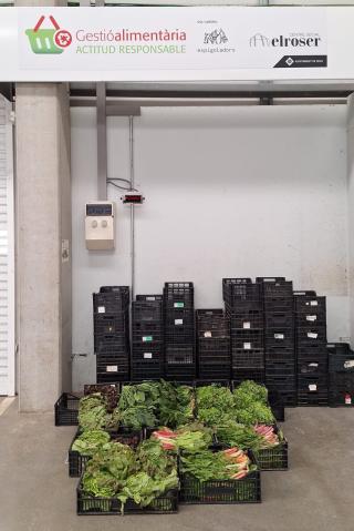 Nou espai de l’AgroMercat destinat a la cessió de producte per al programa de Gestió Alimentària