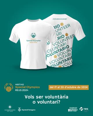 Cartell crida voluntariat Special Olympics