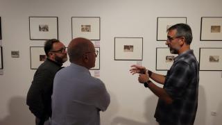 Presentació de l'exposició de Josep Maria Cañellas al CIMIR