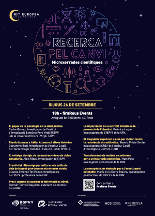 Cartell Xerrades Ciència Nit Recerca 2024