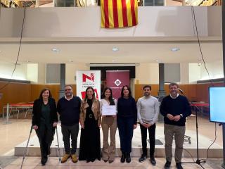 Foto de família del Premi d’Idees per Promoure l’Ús del Català 2024