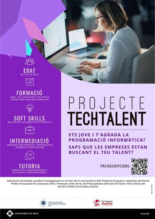 Cartell Techtalent 2a edició