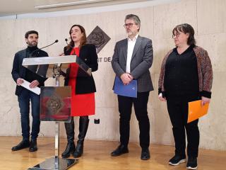 Roda de premsa de presentació de l'app de ciutat