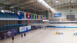 Pavelló Olímpic Municipal preparat per al Mundial de Futsal