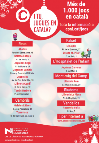 Cartell jocs en català