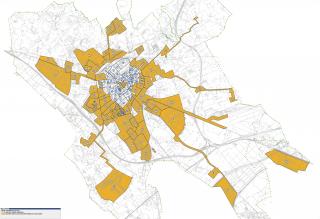 Plànol desplegament comptadors telemesura d'Aigües de Reus (desembre 2021)