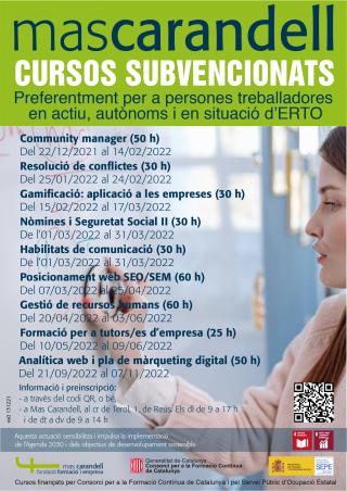 Cursos subvencionats ERTO