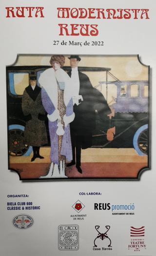 Cartell Ruta Modernista Biela Club 600