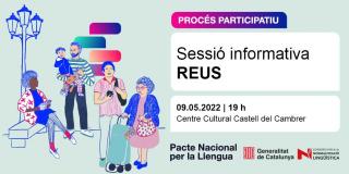 Cartell Pacte Nacional per la Llengua a Reus