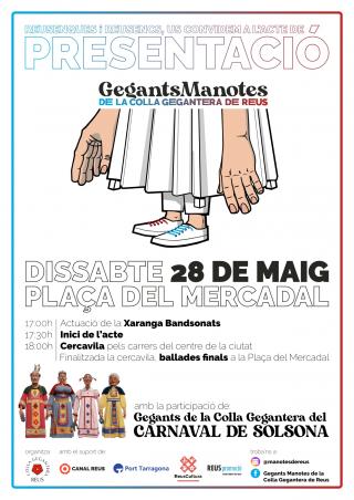 Cartell presentació Gegants Manotes de Reus