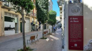 Senyalització del patrimoni del raval de Santa Anna: El Banc de Reus