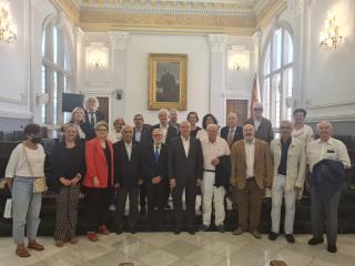 Recepció als participants de la trobada internacional de Reials Acadèmies de Ciències Econòmiques