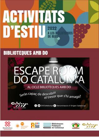 Cartell Escape Room a les Biblioteques Municipals