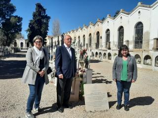 Inauguració placa en record a Cipriano Martos