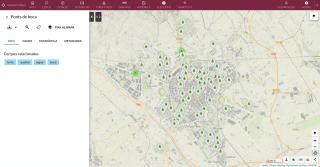 Localització de les fonts d'ús de boca al Geoportal