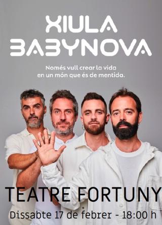 Cartell promocional de Xiula al Teatre Fortuny