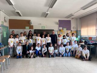 Visita programa cooperativisme escola Cèlia Artiga