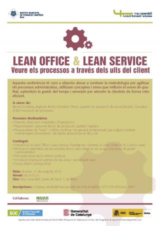 Opuscle conferència Lean Office Mas Carandell