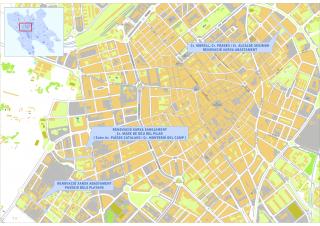 Plànol de localització de les obres