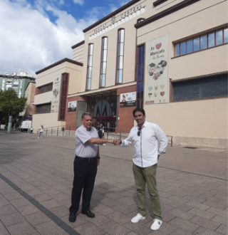 Visita Vilanova al Mercat Central