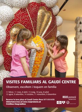 Cartell activitat familiar Gaudí Centre Reus 2018