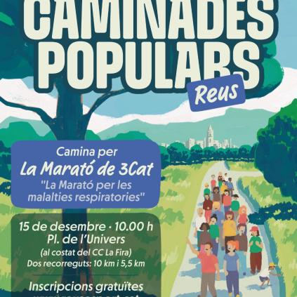 Accedeix a Cartell caminada popular per la Marató