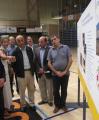 Visita del president del Comitè Internacional dels Jocs Mediterranis al Pavelló Olímpic Municipal