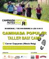 Cartell caminada popular Taller Baix Camp