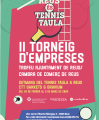 Cartell II Torneig Empreses Tennis Taula