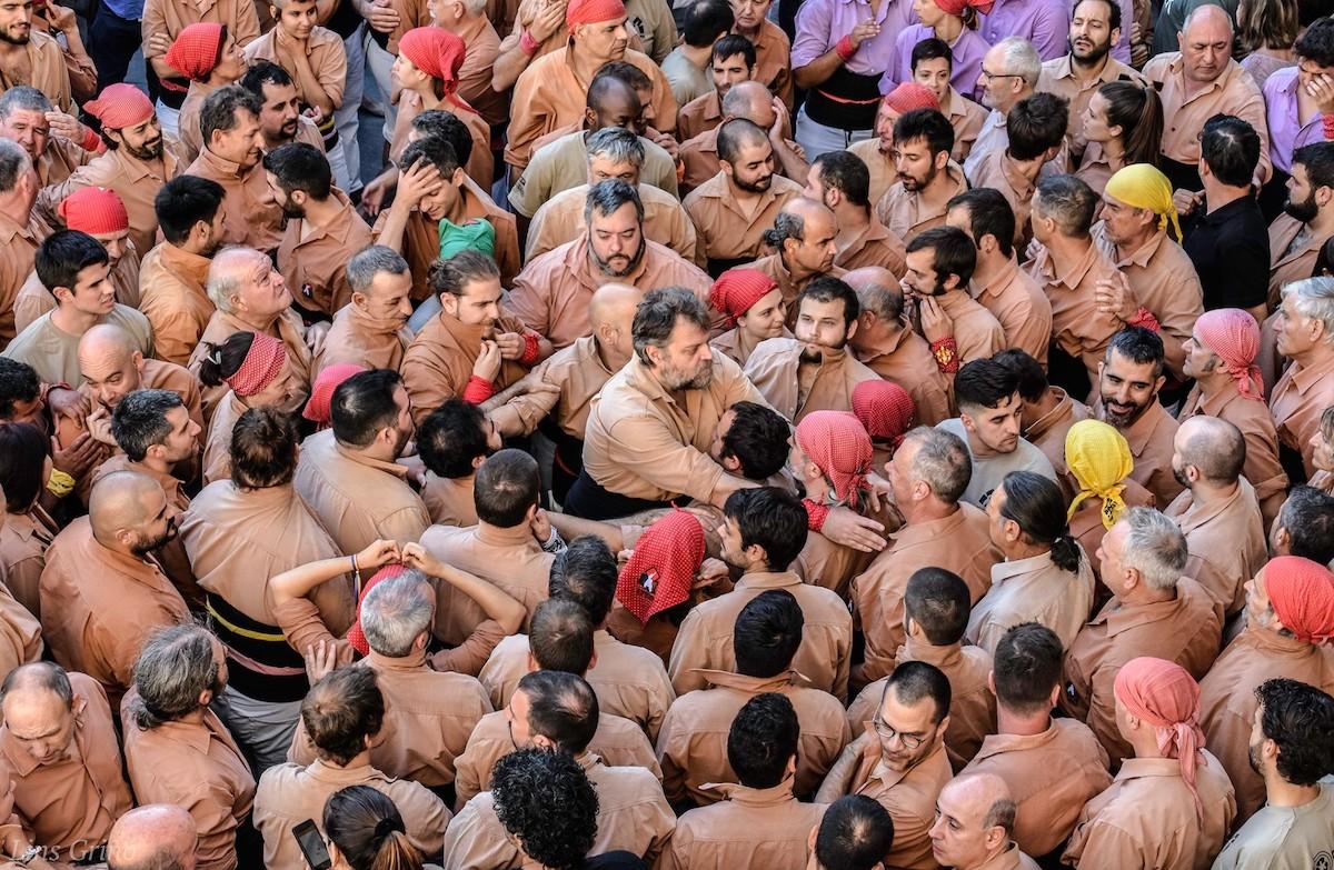 Sant Pere 2022: Assaig especial de castells