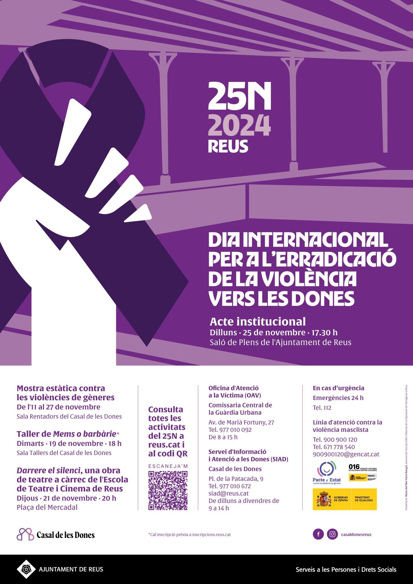 25N, Dia Internacional per l'Erradicació de la Violència vers les DonesE