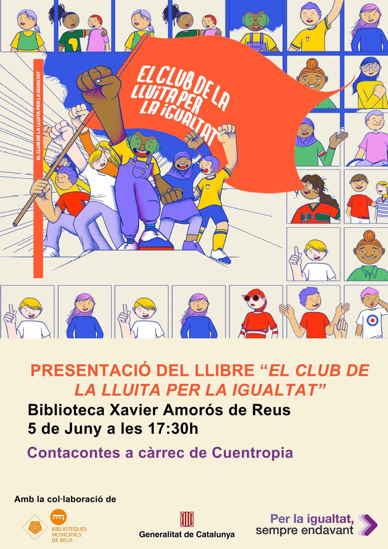 Contes a Cau d’orella-El club de la lluita per la igualtat, d’Anna Miracle i David Acevedo.