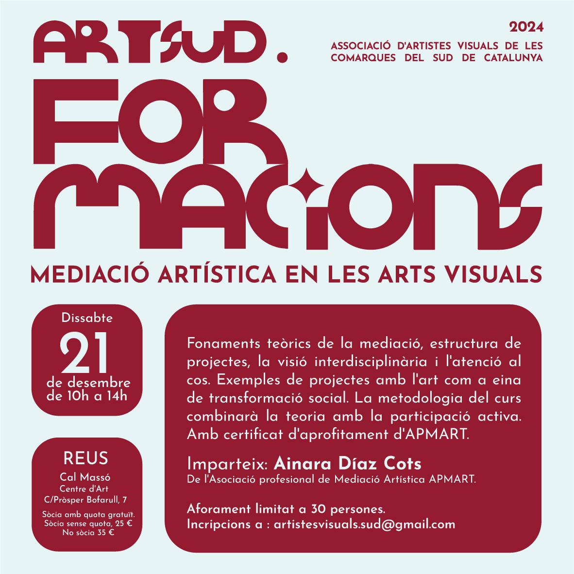 Curs d’introducció a la mediació artística