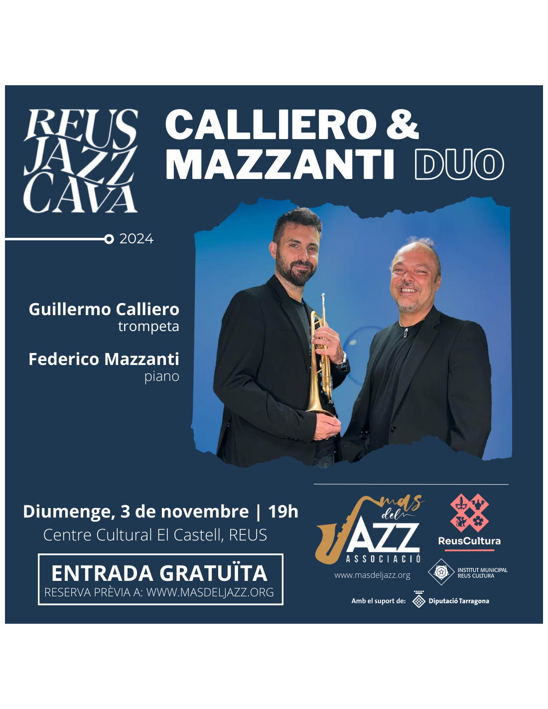 Reus Jazz Cava · Calliero & Mazzanti DuoE