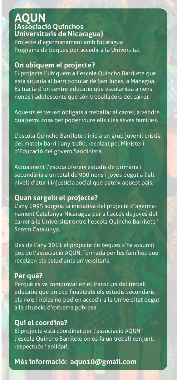 XVII Sopar Solidari per Nicaragua