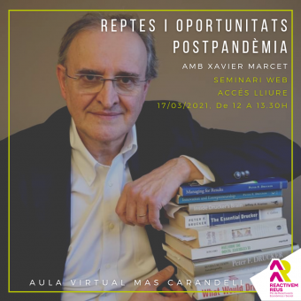 Seminari web: Reptes i oportunitats post pandèmia