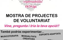 Cartell de la primera mostra de projectes socials de voluntariat