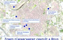 Plànol d'aparcaments gratuïts