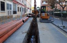 Foto d'arxiu d'obres d'Aigües de Reus