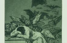 «Capricho» núm. 43 (Colección DPZ) Francisco de Goya y Lucientes, El sueño de la razón produce monstruos, aiguafort i aiguatinta