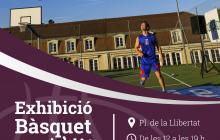 Cartell exhibició bàsquet acrobàtic Reus Ciutat Bàsquet Català 2019