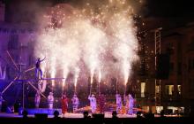 Imatge de l'espectacle inaugural de Reus Capital de la Cultura Catalana 2017