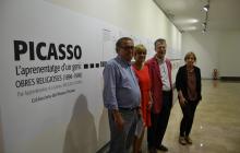 Imatge de la roda de premsa de presentació de la mostra dedicada a Picasso