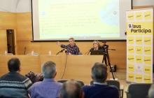 Imatge d'arxiu d'un taller participatiu a l'antic hospital el març passat a l'edició 2018 dels Pressupostos participatius