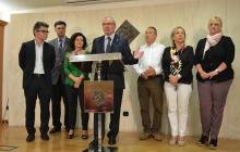 Foto de la roda de premsa de presentació del nou Govern de Reus
