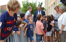 Vista escola Joan Rebull per l'inici de curs escolar